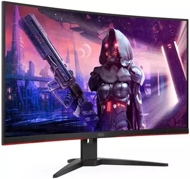 Монитор 31.5" AOC Agon CQ32G2SE/BK черно-красный