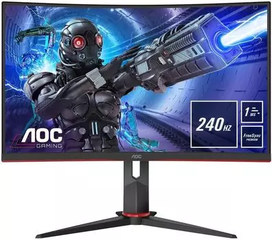 Монитор 31.5" AOC Gaming (C32G2ZE) черно-красный