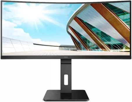 Монитор 34" AOC CU34P2A черный