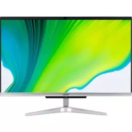 Моноблок Acer Aspire C22-420 (DQ.BFRER.006) серебристый