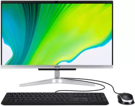 Моноблок Acer Aspire C22-420 (DQ.BG3ER.003) серебристый