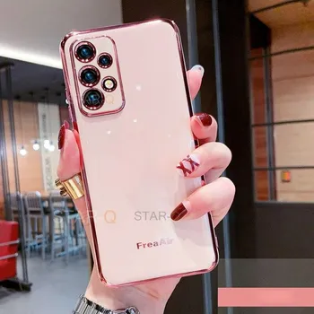 Роскошный зеркальный чехол для телефона Samsung Galaxy A72 A71 A52 A51 A31 A32 A12 Galaxy A70 A50 A30 A20 A01 M11 M51 M31, мягкий силиконовый чехол для камеры A51 4G зелёный