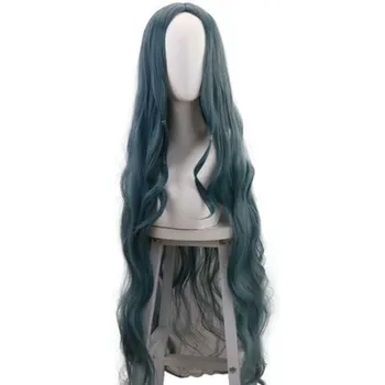 2 цвета Danganronpa 3 Shirogane Tsumugi Coser, парик, длинные синие волосы, косплей, костюм на Хэллоуин, реквизит + бесплатная шапочка для волос