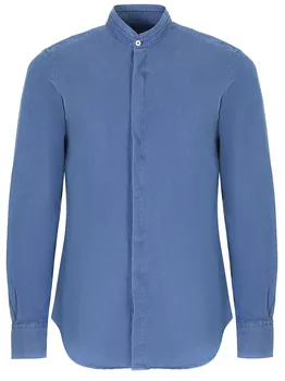 Рубашка хлопковая slim fit CANALI