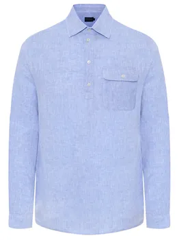 Рубашка Regular Fit льняная