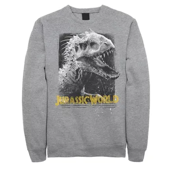 Мужской флисовый пуловер с рисунком Jurassic World Indominus Rex Licensed Character