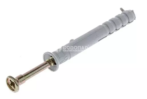 Дюбель-гвоздь 8х60 пот. пп (10 шт), пак.