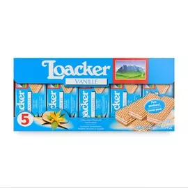 Вафли Loacker с ванилью 5х45г