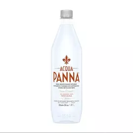 Вода минеральная Acqua Panna негазированная, 1 л пластиковая бутылка, Италия