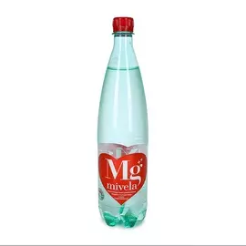Вода минеральная Mivela Mg++ слабогазированная лечебно-столовая Nova Sloga A.D. 1л пластиковая бутылка Республика Сербия