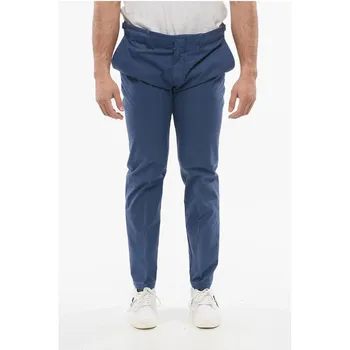 Брюки-чиносы ID Stretch из хлопка Corneliani, синий