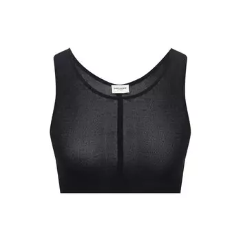 Бра-топ из вискозы Saint Laurent