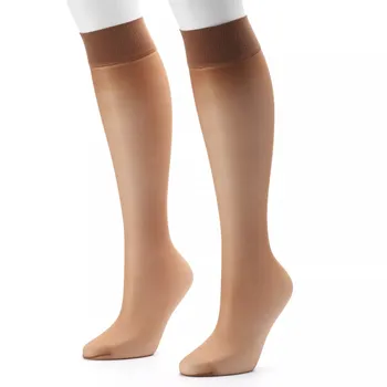 Hanes Alive 2 шт. Колготки до колена с полной поддержкой 0A446 Hanes