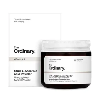 100% порошок L-аскорбиновой кислоты 100% L-Ascorbic Acid Powder The Ordinary, 20 g