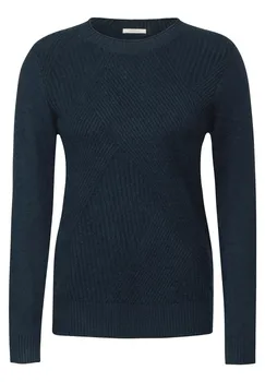 Базовый свитер CECIL Sweater, темно-синий