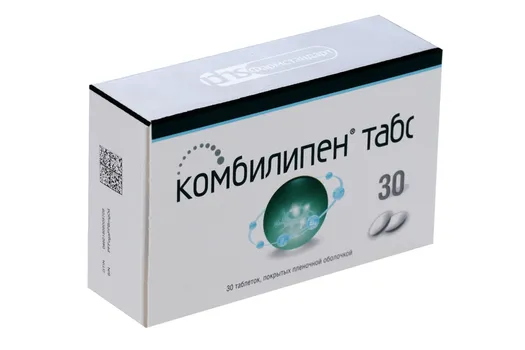 Комбилипен табс, 30 шт, таблетки покрытые пленочной оболочкой