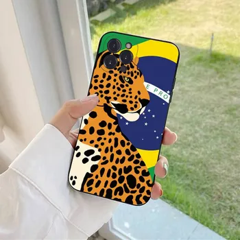 Чехол для телефона с флагом Бразилии Brasilien Flagge для iPhone 13 Pro MAX 14 11 12 Mini X XS XR 6 7 8 Plus SE 2020, мягкий чехол из ТПУ iphone 12 pro