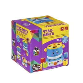 Развивающая игрушка-сортер Bondibon Baby You Чудо-плита 3в1