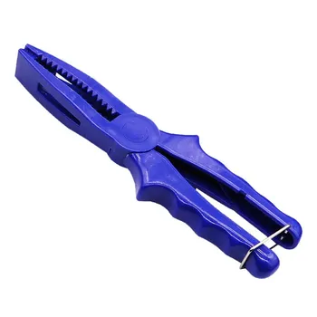Рыболовные клещи-захваты Abs Fish Clamp Grip Catch Release Tool Hook Extractor Holder Fish Body Tongs Scissors Fishing Pliers фиолетовый