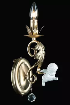 Бра с ангелочками Jennifer Jennifer 10437/1W ANTIQUE, CLEAR Natali Kovaltsev