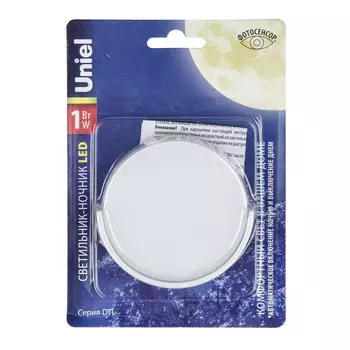 Детский ночник Uniel DTL-316 Круг/White/Sensor