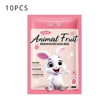 SADOER Питательная маска для лица White Rabbit Peach 1pcs
