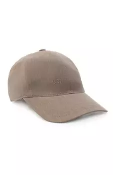 Бейсболка из шерсти и льна Corneliani