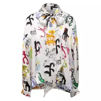 Блузка из вискозы Balenciaga