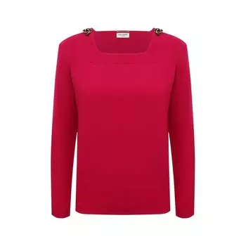 Блузка из вискозы Saint Laurent