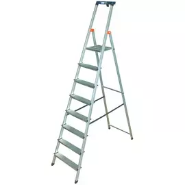 Стремянка алюминевая 8 ступеней, 7,4м, KRAUSE 128980/126368