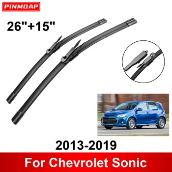 2 дворника 26 15 передние дворники сменные подходят для Chevrolet Sonic 2013-2019, щетки стеклоочистителя оригинальное оборудование щетка стеклоочистителя чёрный