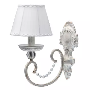 Бра MW-Light Августина E14 40 Вт 220 В белое IP20 (419021801)