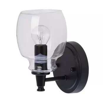 Бра MW-Light Джестер E14 60 Вт 220-240 В черное IP20 (104023001)