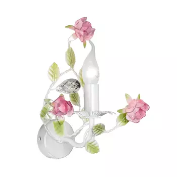 Бра Vitaluce E14 60 Вт 220 В белое глянцевое IP20 (V1276/1A)