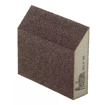 Брусок шлифовальный Flexifoam Angle Block 98х69х26 мм Р60 влагостойкий скошенный