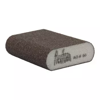 Брусок шлифовальный Flexifoam Round Block 98х69х26мм Р60 влагостойкий скошенный