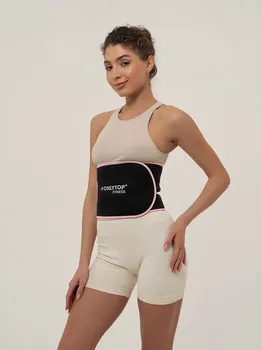 Пояс на талию для похудения onlytop fitness, р. универсальный