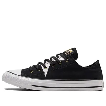 Кроссовки chuck taylor all star sneakers black/white/gold Converse, черный