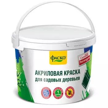 Краска для садовых деревьев фаско 1.2 кг