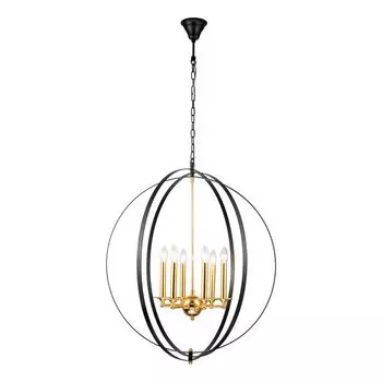 Подвесная люстра iLamp Element 9977-800 Gold Black