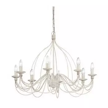 Подвесная люстра Ideal Lux Corte SP8 Bianco Antico 005898