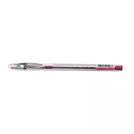 Ручка гелевая Crown HJR-500GSM 0,7 мм металлик Розовая