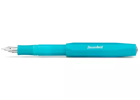 Ручка перьевая Kaweco CLASSIC FROSTED Sport M 0,9 мм, чернила синие, корпус светло-черничный