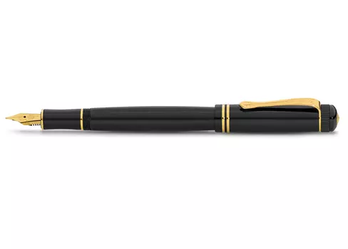 Ручка перьевая Kaweco DIA2, чернила синие, корпус золотой