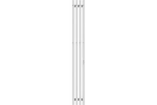 Электрический полотенцесушитель Grois Quartet GR-125 180х1500 П3 RAL 9016 R белый матовый