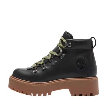 Timberland Кожаные универсальные модные ботильоны Martin Stone Street Женские ботинки Черные TB0A27VJW02 36