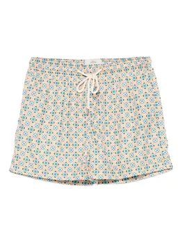 Плавки-шорты с узором PENINSULA SWIMWEAR, нейтральный