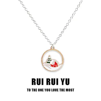 RUI RUI YU рождественские украшения кулон ожерелье для женщин мужчин подруга пара любовник ювелирные изделия подарок 1 PC