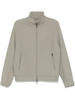 Ребристая куртка Emporio Armani, зеленый