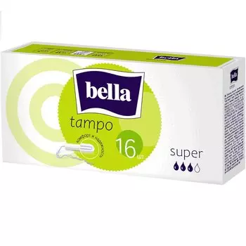 Bella Tampo Тампоны гигиенические Super 16 шт